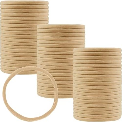 Qearl 60 Pack Soft Stretchy DIY Nylon Headbands Hair Bands for Newborns