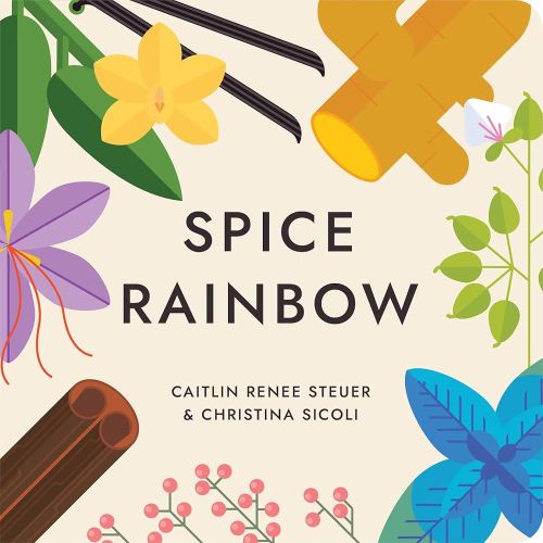 Spice Rainbow Board Book Poems About Color and Food Facts for Early Reader Baby 0-12M and Toddler Learning Resource 1-4 Years Preschool Classroom Teacher Must Have