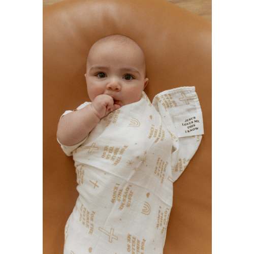Jesus Loves Me This I Know Swaddle Blanket – OUR HOUSE ABOVE