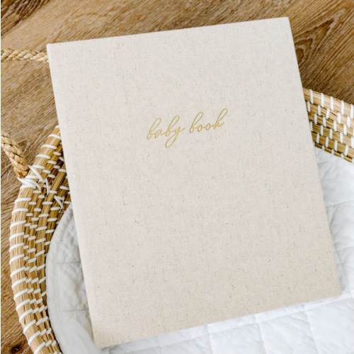 First Year Baby Memory Book - Sand