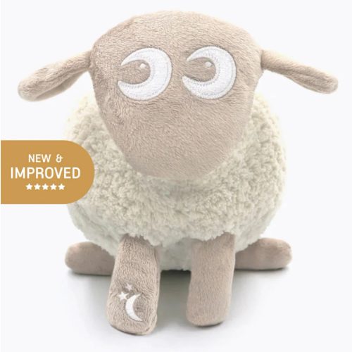 Rechargeable Ewan Deluxe | Baby & Toddler White Noise Sound Machine | Cry Sensor & Nightlight | 10 Soothing Sounds | Machine Washable | beige