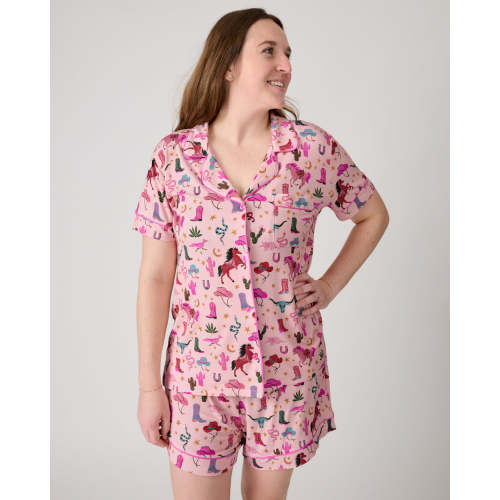 Pink Rancher Roundup Women's Pajama Set | Little Sleepies