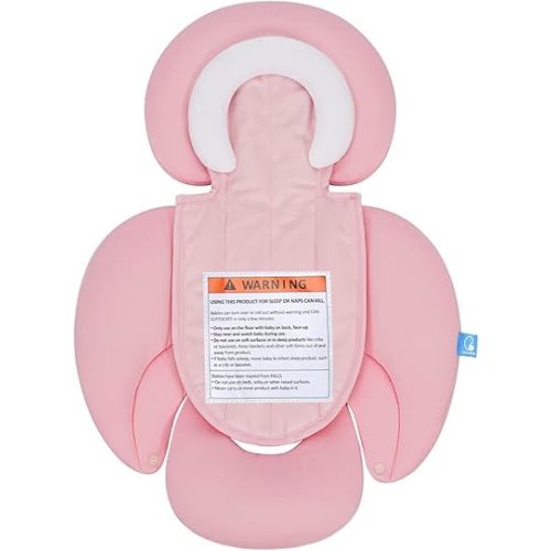 COOLBEBE New 2-in-1 Babybody Pad for Baby Newborn Infants - Extra Soft Stroller Cushion Pads Car Seat Insert, Perfect for Carseats, Strollers, Swings, Pink