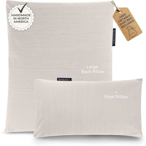 BADESOFA® Luxury Bathtub Pillow -  Size Large in Ivory Pearl