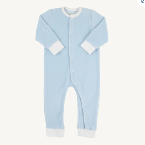 Paxton Playsuit - Buckhead Blue with Worth Avenue White