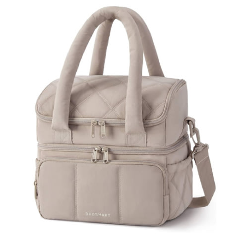 BAGSMART Pump Bag Women, Double Deck