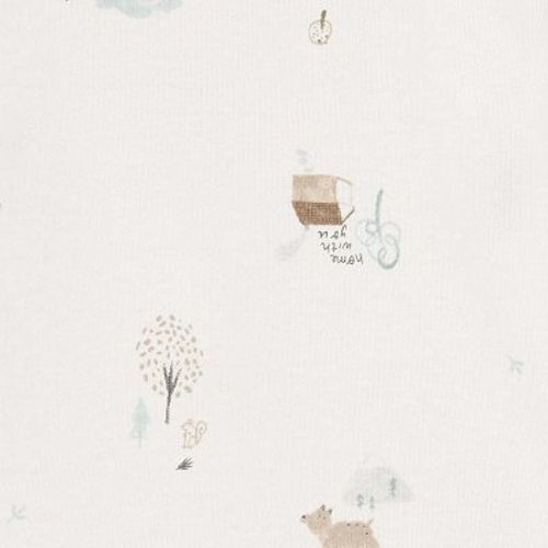 Baby Carter's 2-Piece Bear Long-Sleeve Tee & Coverall Set