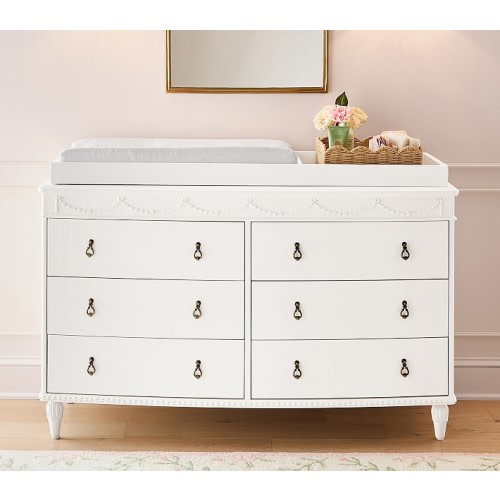 Adeline 6-Drawer Dresser & Topper (56w x 21d")