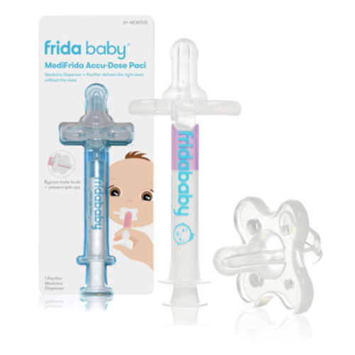 Frida Baby Medicine Pacifier Syringe, Accu-Dose Paci, Medi Frida Dispenser for Mess & Fuss Free Use, Made in USA