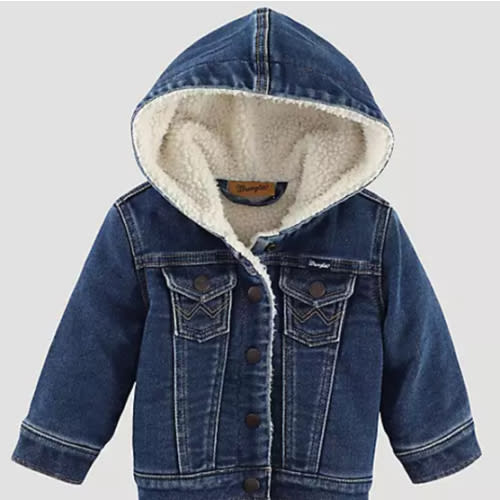 Sherpa Lined Hooded Denim Jacket | COLLECTIONS | Wrangler®