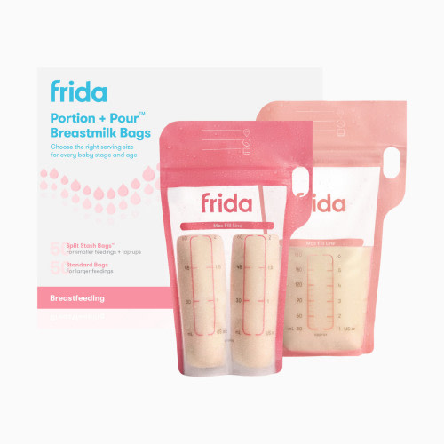 Frida Mom Portion + Pour Breastmilk Storage Bags - 100