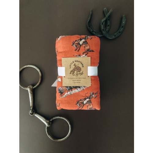 Cowboy's & Indian's Bamboo Muslin Blanket