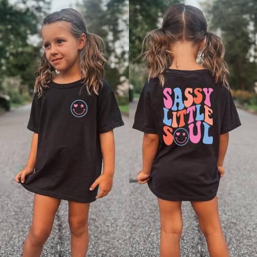 Sassy Little Soul Shirt, Gift For Kids, Funny Toddler Shirt, Sassy Kids Shirt, Toddler Shirt, Trendy Kids Shirt, Girls Shirt, Retro Kids Tee