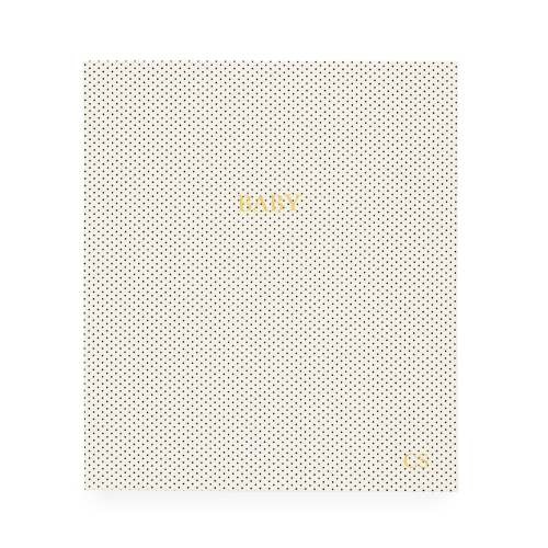 Baby Milestone Book, Black Pindot | Sugar Paper