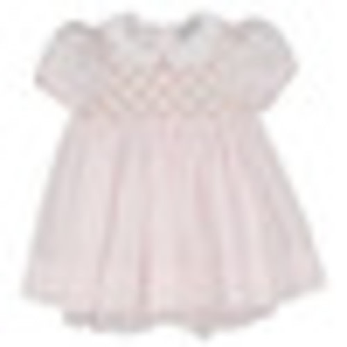 Smocked Pink & Blue Dress for Baby Girl and Toddler I Feltman Brothers