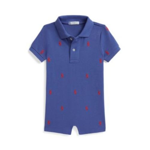 Baby Boys' Short-Sleeve Polo Pony Shortall