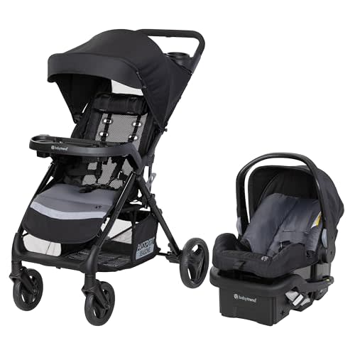 Baby Trend Passport Seasons Travel System with EZ-Lift™ Infant Car Seat, Journey Black