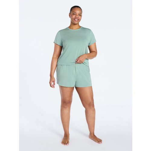 Joyspun Women’s Sleepwear Modal Pajama Shorty Shorts, 2.5'' Inseam, Sizes S-3X