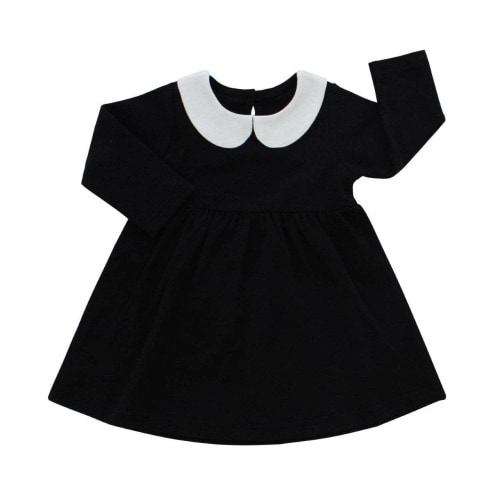 Wednesday Long Sleeve Dress (Size 4/5 and 6/7 Years Only Left) – Witching Hour Baby