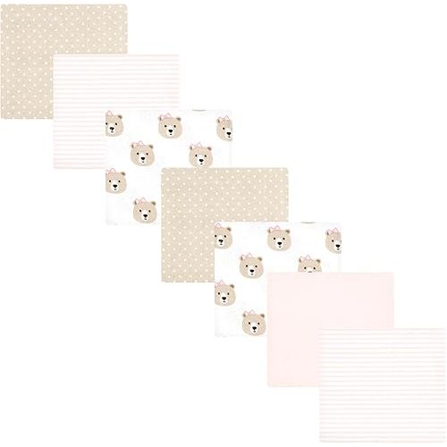 Luvable Friends Little Treasure Flannel Receiving Blankets 7pk