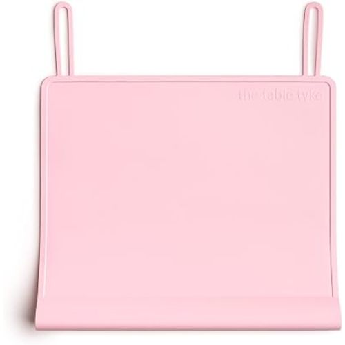 Table Tyke Baby Restaurant Placemat, Silicone Edge Bumper, Ballet Pink