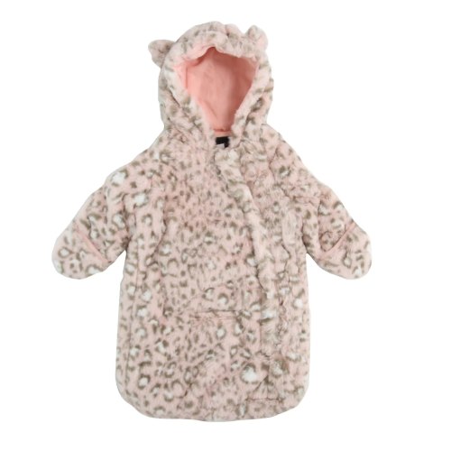 Leopard Faux Fur Bunting (Baby Girl)