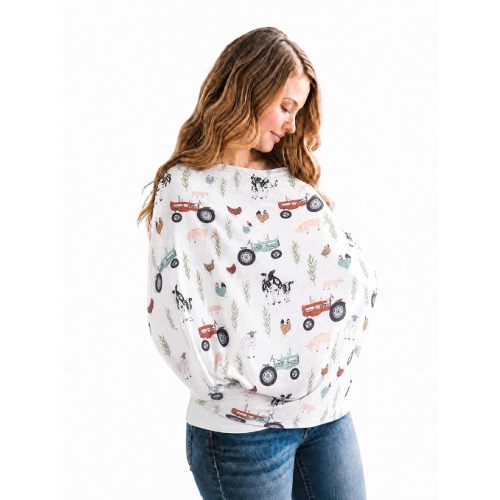 Copper Pearl Nursing Cover for Breastfeeding – Multi-Use Baby Car Seat Cover, Stroller Cover & Breast Feeding Cover Up for Women, Stretchy Breathable High Quality Cover for Boy or Girl, Jo