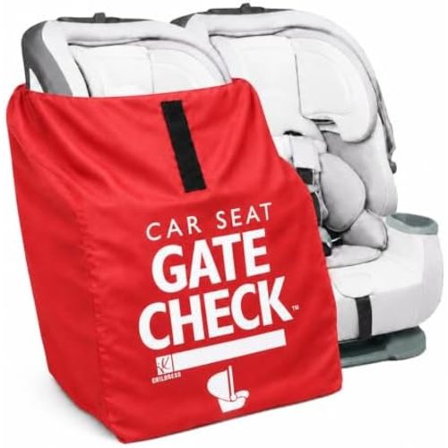 J.L. Childress Gate Check Travel Bag for Car Seats & Infant Carriers, Red