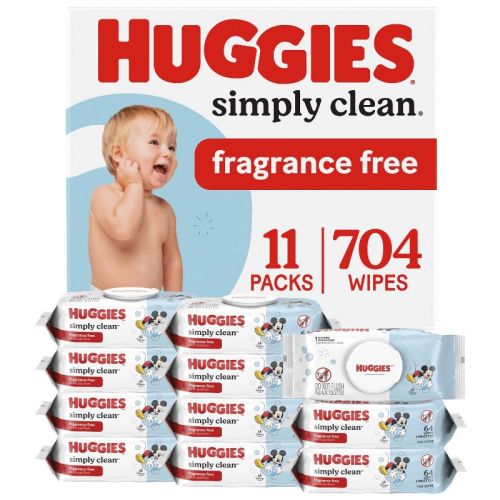 Huggies Simply Clean Unscented Baby Wipes - 704ct - 11pk