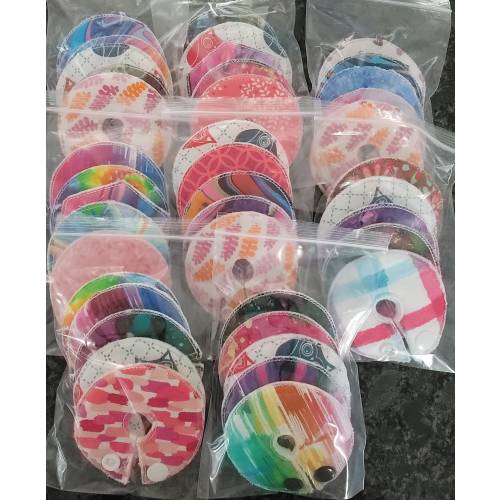 20 pack G tube Pads, buttons feeding tube G-tube mic-key button feeding tube pads (covers) girls 20 Pack cozies g/j peg tube Random