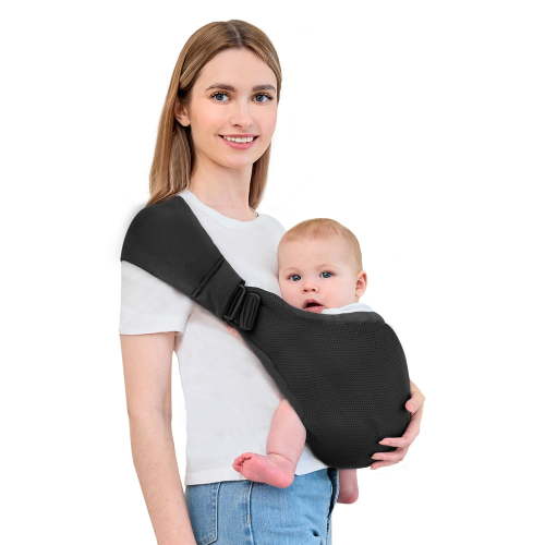 Baby Carrier Newborn to Toddler - 2-in-1 Baby Wrap & Baby Carrier - Pre-Wrapped Baby Sling Wrap Newborn - Soft & Stretchy Baby Sling Carrier- 7-35 lbs