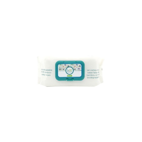 Boo Bamboo Baby Biodegradable 100% Bamboo Wipes