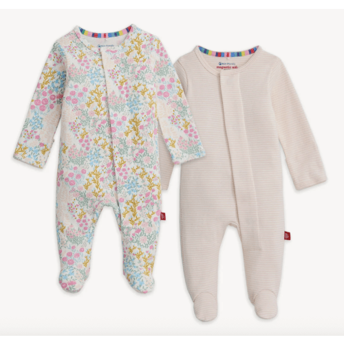 Magnetic 2-Pack Footie (Meadow Song, 0-3M)