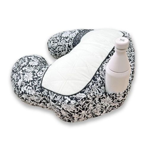 The All New Hugaboo HUG4352 Nursing Pillow, Black Floral