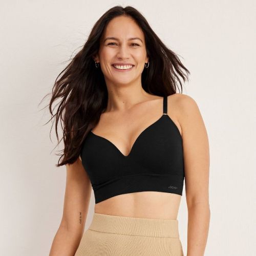 Jockey Generation™ Women's Seamfree® Comfort T-Shirt Bralette - Black L