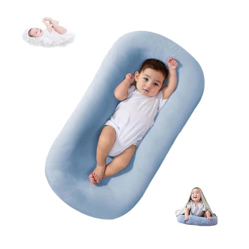 Lucakuins Baby Lounger Cover for Infants Loungers 0-24 Months, 100% Cotton Soft and Breathable Lounger Slipcover(Only Lounger Cover, Without The Lounger) (002, OneSize)