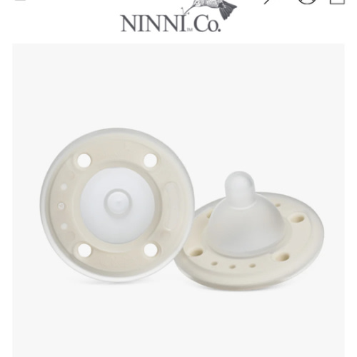 Ninni Pacifier Creme 2 Pack