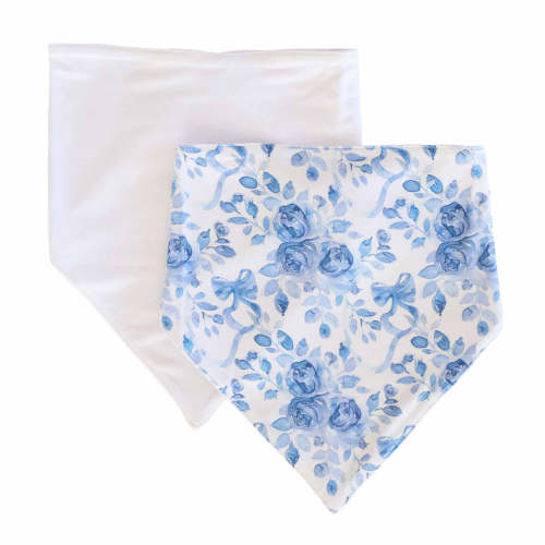Betsy's Blooms 2pc Bandana Bibs