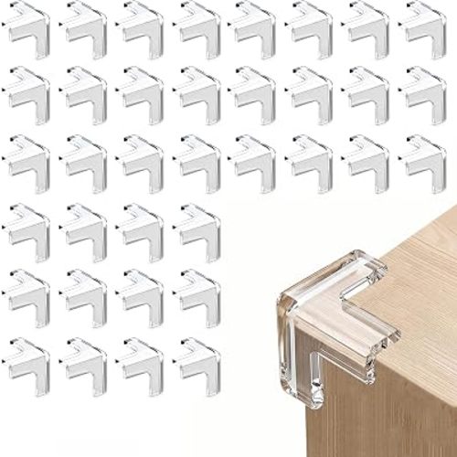 36 Pack Corner Protector Baby, Clear Table Corner Protectors Baby Proof Corners and Edges Furniture Covers & Edge Safety Bumpers Guards for Baby Proofing, Sharp Edges