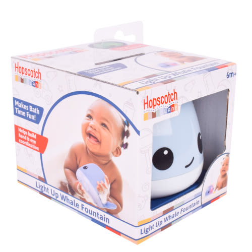 Hopscotch Lane Whale Light Up Fountain Bath Toy | Baby and Toddler 6 Months and Older, Unisex