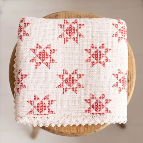 Ruby Star Patchwork Quilt