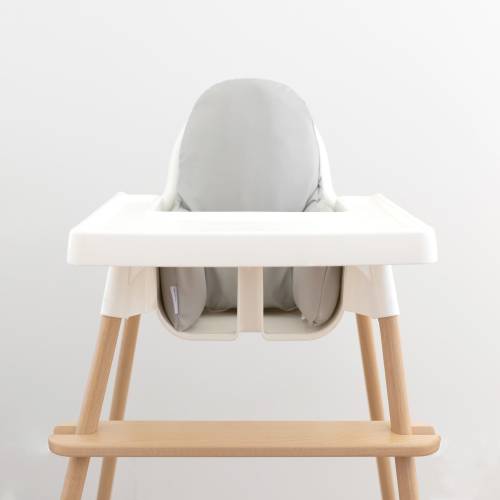 Vegan Leather WIPEABLE Cushion Cover for the IKEA Antilop Highchair // Grey
