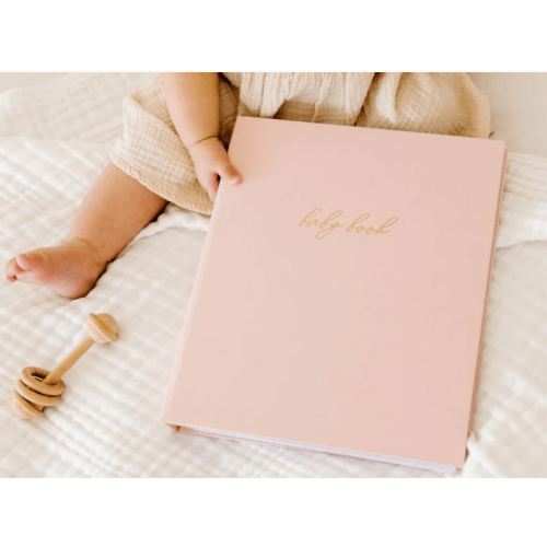 First Year Baby Memory Book - Pink
