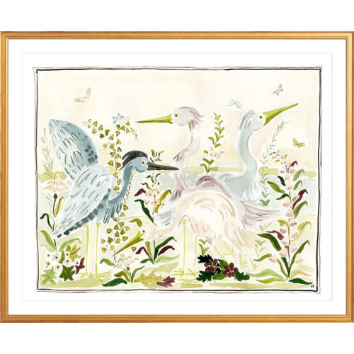 The "Birds and the Butterflies" Fine Art Print