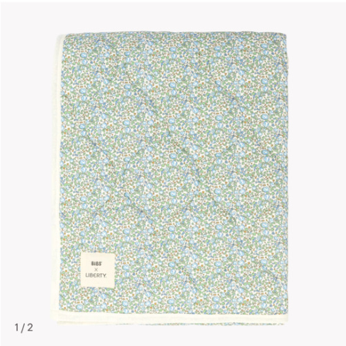 BIBS x LIBERTY Quilted Blanket - Eloise Ivory – Bibsworld store US