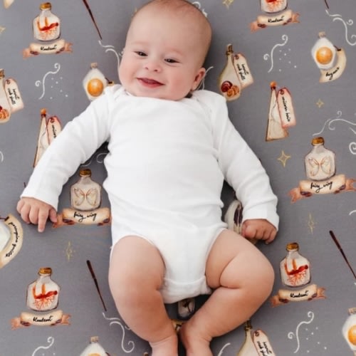 Potions Bamboo Crib Sheet