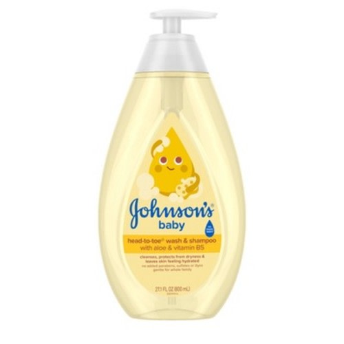 Johnson's Head-To-Toe Gentle Baby Body Wash & Shampoo For Sensitive Skin - 27.1 fl oz
