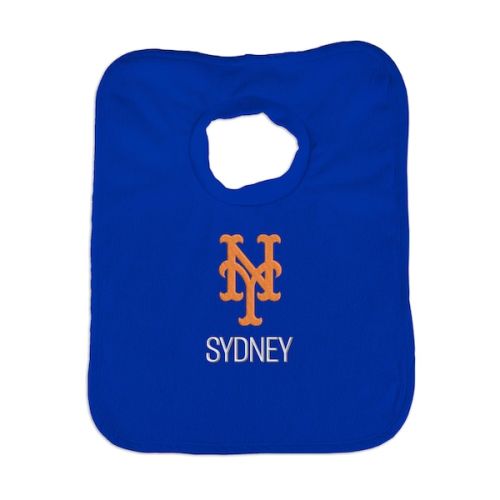 Infant New York Mets Royal Personalized Bib