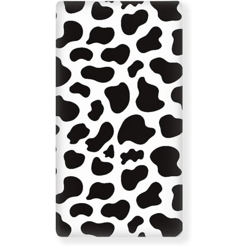 Cow Pattern Fitted Crib Sheet Black White Cowhide Baby Crib Sheet Fit Standard Crib and Toddler Mattress,Crib Mattress Sheets for Boys Girls 28"x52"
