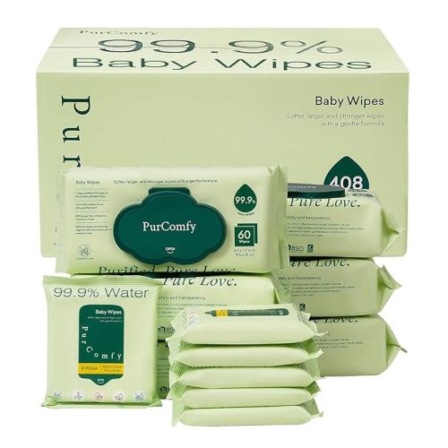 PurComfy Travel Baby Wipes, 42 Travel Pack